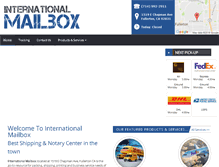 Tablet Screenshot of intlmailbox.us
